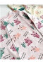 Baby Girl Printed Cotton Cuffed 3-Piece Jumpsuit Set with Colorful Pattern - 2