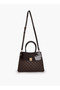 Quilted Tote Bag with Detachable Strap and Zip Closure - W 29 x H 22 x D 12.5 cm - 6