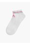 Logo Print Half Terry Ankle Length Socks - Set of 5 - 2