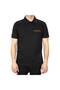 Polo Neck Alpinestars Logo Gold Black T-Shirt