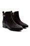 2152712K Women's Genuine Leather Nubuck Buckle Pointed Toe Short Boots - 2
