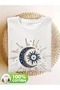 Season Product Modern Design Custom Fantasy Astrology Printed Women's Unisex Oversize Crew Neck T-Shirt - 3