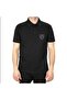 Polo Neck Peugeot Logo Black T-Shirt