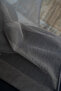Elegant Silver Natural Effect Linen Look Ironing Non-Ask Tulle Curtain 1/2.5 Normal Pleated Demr - 7