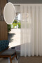 Natural Anthracite Flamed Effect Linen Special Ironing Thick Tulle Curtain 1/3 Dense Pleated Buk - 4