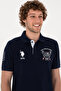 Men's Regular Fit Polo Neck Navy Blue T-Shirt 50299667-Vr033 - 2