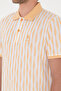 Men's Regular Fit Polo Neck Orange T-Shirt 50299634-Vr202 - 7