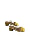 Steymi Mustard Yellow Heeled Fancy Slippers - 2