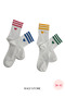 4 Pack Heart Patterned Women's College Socks - 2