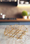 Gold Metal Stainless Napkin Holder Napkin Organizer - 2