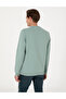 Çağla 2 Thread Regular Fit Crew Neck Basic Sweatshirt 50314054-Vr016 - 5
