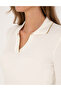 Ecru Slim Fit Polo Neck Sweater 50310954-Vr019 - 7