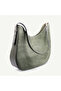 Uderra Genuine Leather Luna Shoulder Bag-S4Ys0404-Green Suede Leather