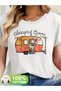 Season Product Modern Design Custom Caravan Print Women's Unisex Oversize Crew Neck T-Shirt