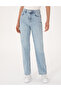 Light Blue Straight Fit Jean Trousers 50308401-Vr003 - 2