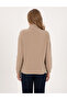 Beige Comfort Fit Zippered Fleece Sweatshirt 50314954-Vr011 - 5