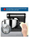 Kitchen Stand Mixer, Stainless Steel Mixing Bowl, 3 Attachments Whisk, Dough Hook, Beater, 8 Speed. - 2