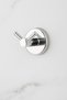 Chrome V Fork Robe Hanger - 3