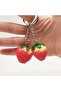 Sweet Simulation Strawberry Keychain, Accessory, Ornament - 2