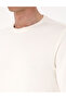 Ecru 3 Thread Regular Fit Crew Neck Basic Sweatshirt 50314978-Vr019 - 7