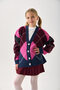 Girls' Knitwear Cardigan - Buttoned and Long Sleeves - 2
