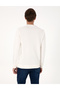 Ecru 3 Thread Regular Fit Crew Neck Basic Sweatshirt 50314978-Vr019 - 5