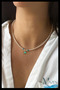 Star Figured Pearl Necklace |   Turquoise Stone |   Women's Jewelry Accessory |   Elegant and Minimal Design - 2
