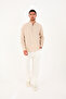 Men's Regular Fit 100% Cotton Muslin Judge Collar Half Placket Shirt - 2