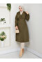 Torino Fabric Waterproof Belted Lined Hijab Trench Coat Rc1203089 - 7