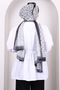 White Front Tie Ruffle Kimono - 4