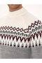 Light Gray Melange Slim Fit Quarter Collar Knitwear Sweater 50315740-Vr091 - 7