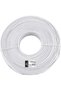 Flat Telephone Cable, Gembird, 100m, White