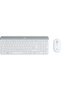 Kit wireless keyboard + mouse MK470, Slim, layout US INTL, White - 2