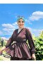 وشاح من الخيزران بنمط الباليت - بودرة - فيروزي - 3