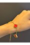 Steel Clover Women's Bracelet - 5