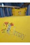 Embroidered Muslin Sleeping Set - 80X120 cm Duvet Cover, Pompom Mosquito Net, Tulle and Apparatus - 5
