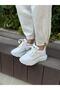Women's Patterned Stone Detailed High-Sole Walking Shoes - 6