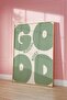 Natural Wooden Framed Uv Printing Good Morning / Night Wall Painting – Modern & Stylish Wall Decor