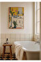Natural Wood Framed Uv Printing Wash Your Hands Wall Art - Modern & Stylish Bathroom Wc Wall Decor - 3