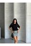 Asur Boutique Women's Embroidered Crew Neck T-Shirt