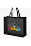 Summer Sandproof Transparent Mesh Women's Beach Bag with Small Wallet Gift - 2