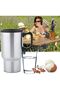 Electric Travel Mug 12V, 450ml Stainless Steel Insulated Mug with Spill-Proof Lid - 5