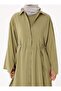 Modal Fabric Comfortable Fit Long Tunic & Dress Double Set - Light Khaki - - 3