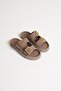 Mink Women's Rope Leather Powder Slippers