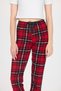 Red Plaid Pattern Pajama Bottoms 4517 - 4