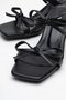 Black - Women's Slippers with Bow Detail - 3
