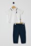 U.S Polo Assn Usb2625 Baby Boy 2-Piece Pique T-Shirt Set
