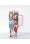 Stanley Tumbler 40oz – Labubu Cartoon Design with Handle, Limited Edition Cup