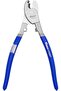 8" Heavy Duty Cable Cutter, Carbon Steel, Dipped Handle for Aluminum, Copper, Blue, VT2207
