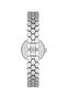 Spectrum Minimal Case Round Dial Snakeskin Pattern Metal Band Women Wrist Watch - 3